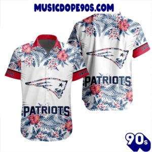 NFL New England Patriots Special Floral Hawaiian Shirt