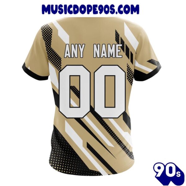 NFL New Orleans Saints Custom Name Number MotoCross Concept T-Shirt