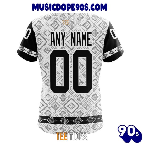 NFL New Orleans Saints Custom Name Number Native Pattern T-Shirt