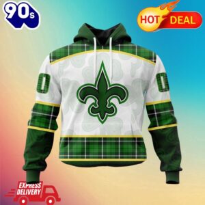 NFL New Orleans Saints Special Design For St. Patrick Day All Over Print Shirts