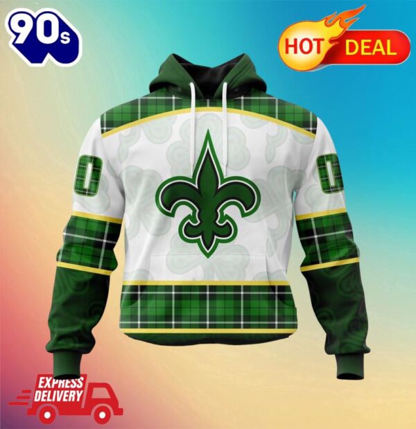 NFL New Orleans Saints Special Design For St. Patrick Day All Over Print Shirts