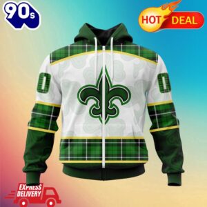 NFL New Orleans Saints Special Design For St. Patrick Day All Over Print Shirts