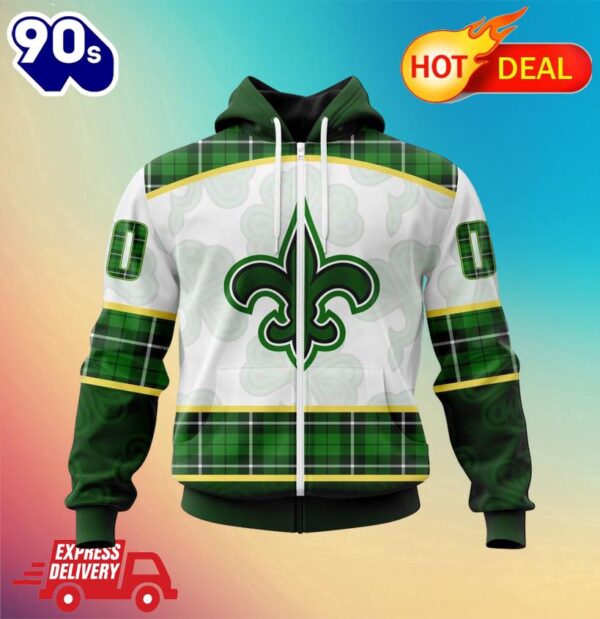 NFL New Orleans Saints Special Design For St. Patrick Day All Over Print Shirts