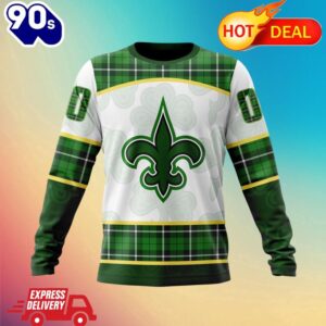 NFL New Orleans Saints Special Design For St. Patrick Day All Over Print Shirts