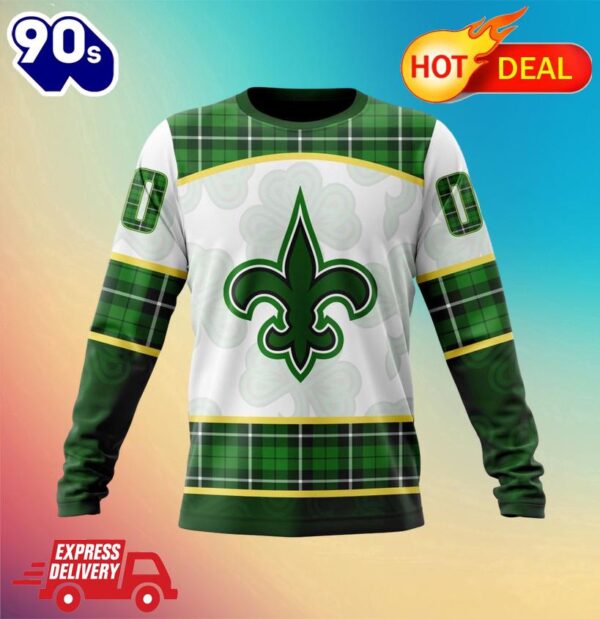 NFL New Orleans Saints Special Design For St. Patrick Day All Over Print Shirts