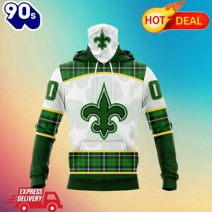 NFL New Orleans Saints Special Design For St. Patrick Day All Over Print Shirts