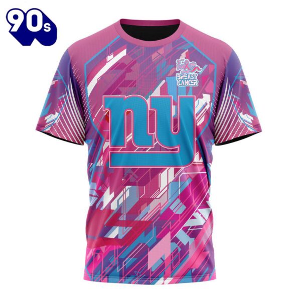 NFL New York Giants Breast Cancer T-Shirt