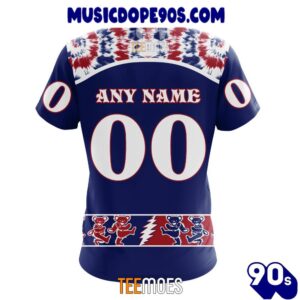 NFL New York Giants Custom Name Number Grateful Dead T-Shirt