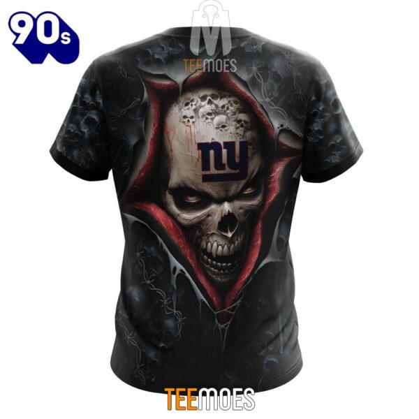 NFL New York Giants Halloween Horror Skull T-Shirt