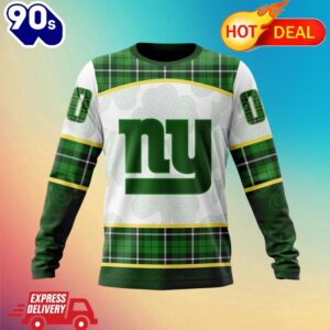 NFL New York Giants Special Design For St. Patrick Day All Over Print Shirts