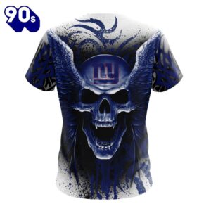 NFL New York Giants Special Kits With Skull T-Shirt