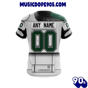 NFL New York Jets Custom Name Number Star Wars T-Shirt