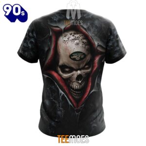 NFL New York Jets Halloween Horror Skull T-Shirt