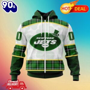 NFL New York Jets Special Design For St. Patrick Day All Over Print Shirts