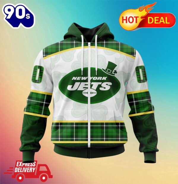 NFL New York Jets Special Design For St. Patrick Day All Over Print Shirts