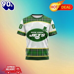 NFL New York Jets Special Design For St. Patrick Day All Over Print Shirts