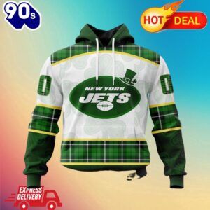 NFL New York Jets Special Design For St. Patrick Day All Over Print Shirts