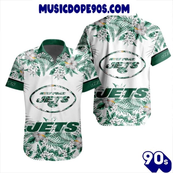 NFL New York Jets Special Floral Hawaiian Shirt