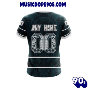 NFL Philadelphia Eagles Custom Name Number Native With Samoa Culture T-Shirt