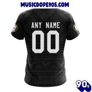 NFL Pittsburgh Steelers Custom Name Number Kits For Dia De Muertos T-Shirt