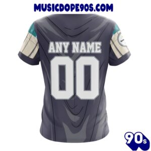 NFL Pittsburgh Steelers Custom Name Number Mandalorian And Baby Yoda T-Shirt