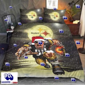 NFL Pittsburgh Steelers Logo Christmas Bedding Sets