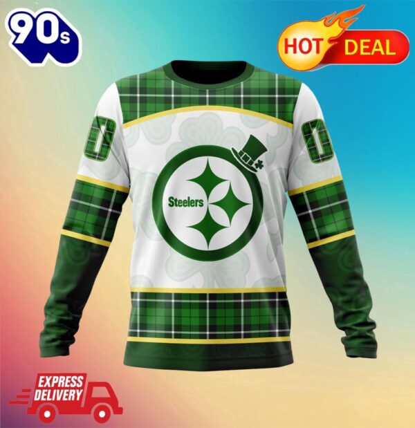 NFL Pittsburgh Steelers Special Design For St. Patrick Day All Over Print Shirts