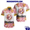 NFL Pittsburgh Steelers Special Floral Hawaiian Shirt