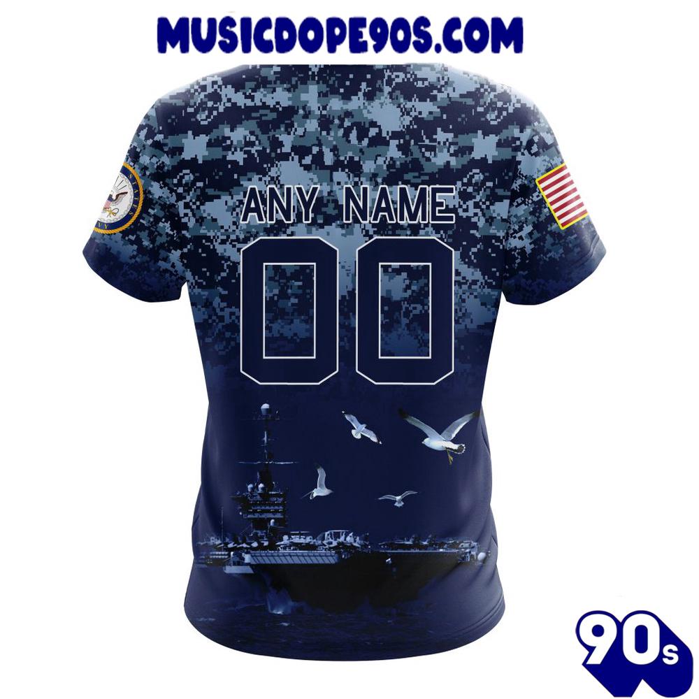 NFL San Francisco 49ers Custom Name Number Honor US Navy Veterans T-Shirt NFL San Francisco 49ers Custom Name Number Honor US Navy Veterans T-Shirt
