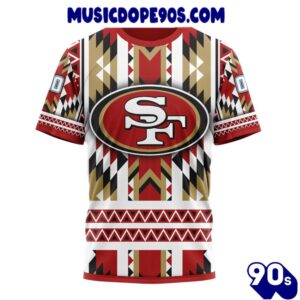 NFL San Francisco 49ers Custom Name Number Native Concepts T-Shirt