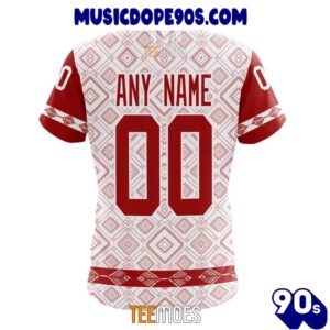 NFL San Francisco 49ers Custom Name Number Native Pattern T-Shirt