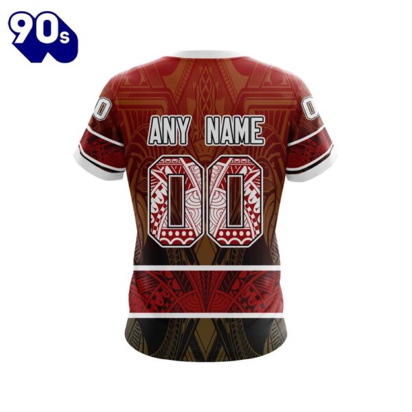 NFL San Francisco 49ers Custom Name Number Native With Samoa Culture T-Shirt