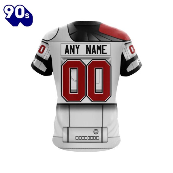 NFL San Francisco 49ers Custom Name Number Star Wars T-Shirt