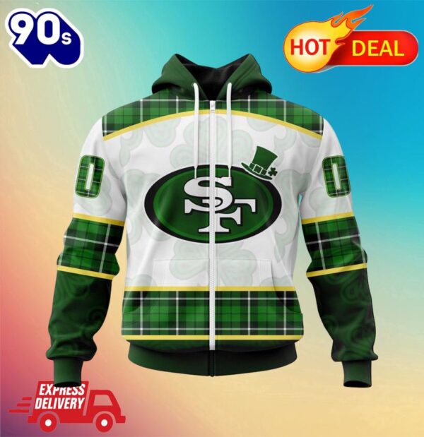 NFL San Francisco 49ers Special Design For St. Patrick Day All Over Print Shirts