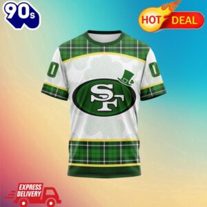 NFL San Francisco 49ers Special Design For St. Patrick Day All Over Print Shirts