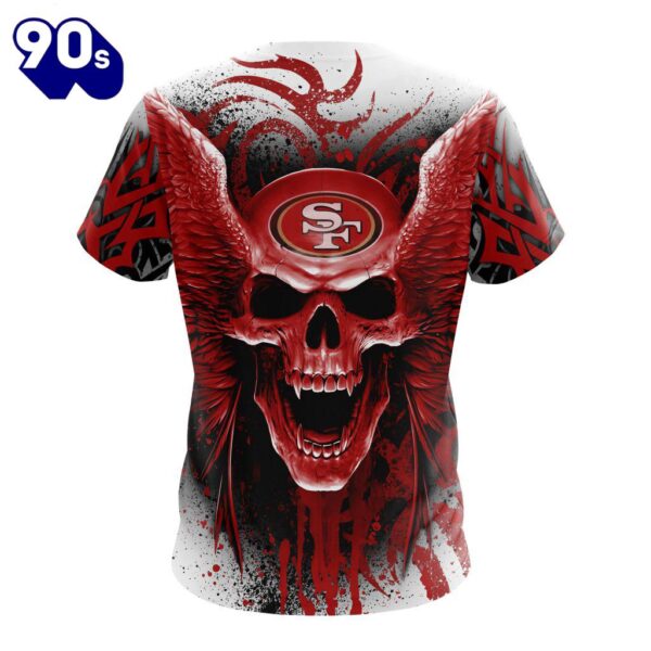 NFL San Francisco 49ers Special Kits With Skull T-Shirt