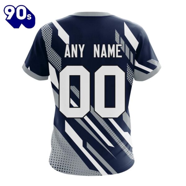 NFL Seattle Seahawks Custom Name Number MotoCross Concept T-Shirt