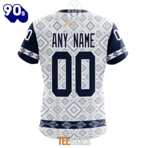 NFL Seattle Seahawks Custom Name Number Native Pattern T-Shirt