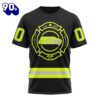 NFL Seattle Seahawks Custom Name Number Special FireFighter Uniform T-Shirt