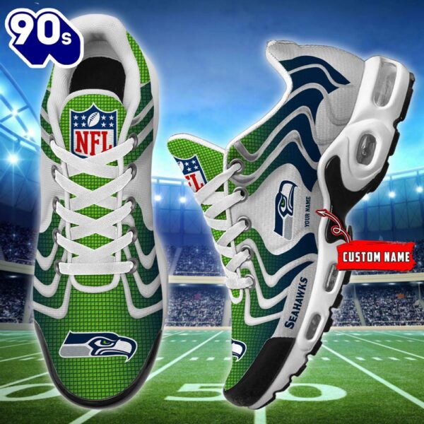 NFL Seattle seahawks Football Team TN Shoes – Custom Name