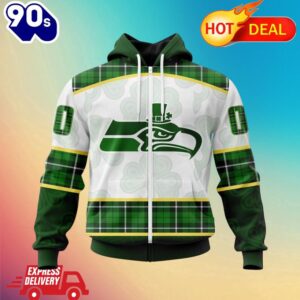 NFL Seattle Seahawks Special Design For St. Patrick Day All Over Print Shirts