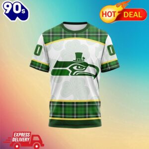 NFL Seattle Seahawks Special Design For St. Patrick Day All Over Print Shirts