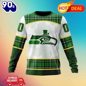 NFL Seattle Seahawks Special Design For St. Patrick Day All Over Print Shirts