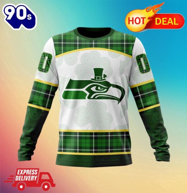 NFL Seattle Seahawks Special Design For St. Patrick Day All Over Print Shirts