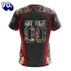 NFL Tampa Bay Buccaneers Custom Name Number Camo Hunting T-Shirt