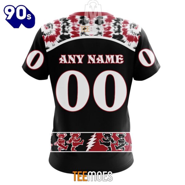 NFL Tampa Bay Buccaneers Custom Name Number Grateful Dead T-Shirt