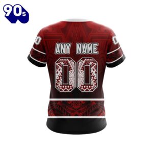 NFL Tampa Bay Buccaneers Custom Name Number Native With Samoa Culture T-Shirt