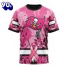 NFL Tampa Bay Buccaneers Custom Name Number Pink Breast Cancer T-Shirt