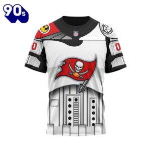 NFL Tampa Bay Buccaneers Custom Name Number Star Wars T-Shirt