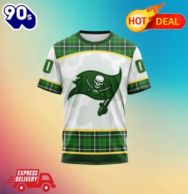 NFL Tampa Bay Buccaneers Special Design For St. Patrick Day All Over Print Shirts